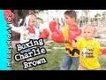 HobbyKids Playing in Snoopy's POOPY + Boxing Gloves by Kids Baby #2