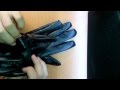 Перчатки,Men Warm Leather Cashmere Warm Male Motorcycle Winter Driving Gloves Waterproof