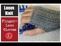 LOOM KNITTING Fingerless Gloves Mittens Project Pattern