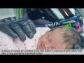 Baby Smiling After Being Wrapped In Her Late Father’s Motorcycle Gloves