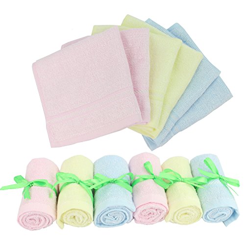 Baby Washcloths Wipes Ultra Soft - 100% Natural Organic Bamboo Face Towel - Premium Extra Soft & Absorbent Baby Wash Cloth - Perfect 10
