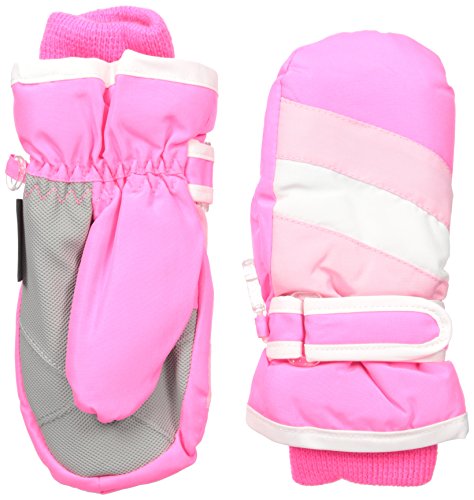 The Children's Place Baby 3-In-1 Snow Mittens, Neon Berry, Small/12-24 Months