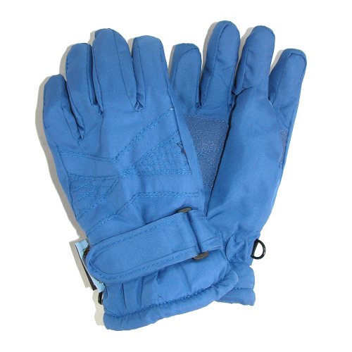 CTM Toddlers Thinsulate Lined Water Resistant Winter Gloves, Royal