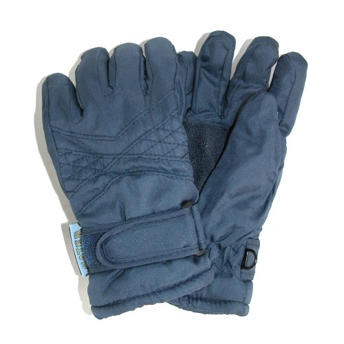 CTM Toddlers Thinsulate Lined Water Resistant Winter Gloves, Navy
