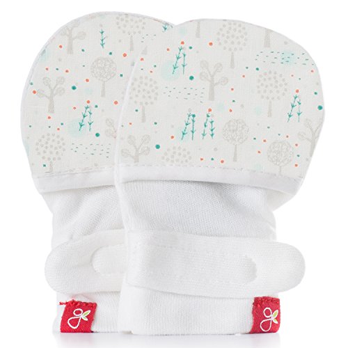 Goumikids Goumimitts Soft Stay On Scratch Mittens - Stops Scratches and Germs