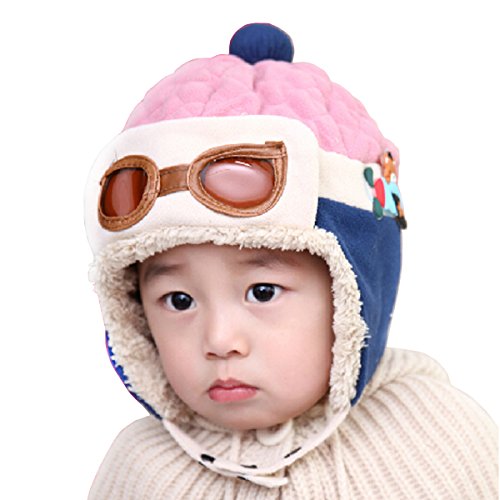Baby Hat For 6M-4Y, WITERY Unisex Cute Baby Kids Toddler Hats Winter Warm Cap Hat Beanie Flight Pilot Aviator Boys Girls Caps Hats