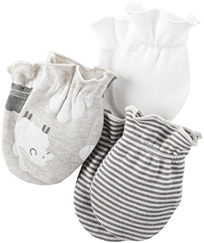 Carter's Unisex Baby Mitts 126g314, Assorted, 0-3