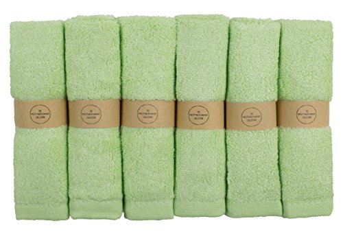 The Motherhood Collection 6 ULTRA SOFT Baby Bath Washcloths, 100% Natural Bamboo Towels, Perfect for Sensitive Baby Skin, 6 Pack 10
