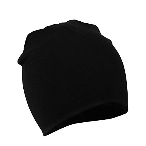 Zando Baby Toddler Infant Kids Cotton Soft Cute Lovely Knitted Beanies Hat Cap D Black Large (1-4 years)