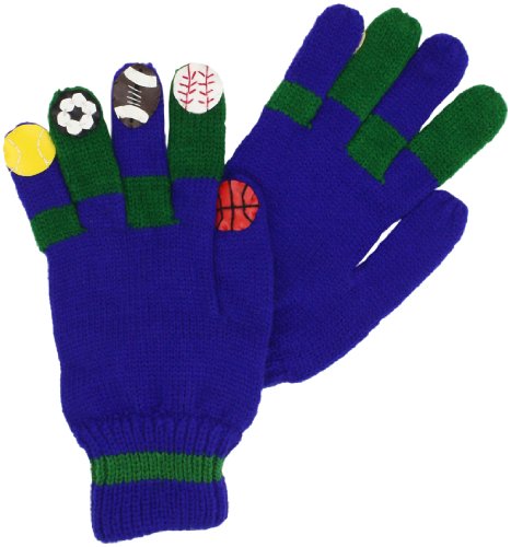 Kidorable Little Boys' Sports Gloves, Blue, Large