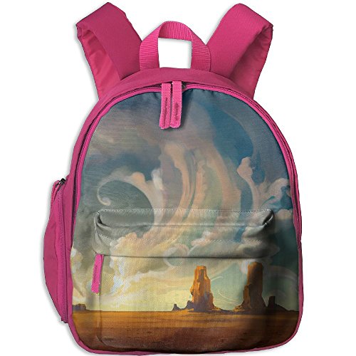 Kids Toddler Nature-landscape-fantasy Pre School Lunch Bag Pink