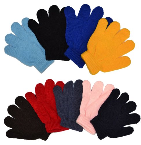 MJ Boutique Wholesale Lot Of 10 Dozen Of Infant Baby Gloves Random Colors