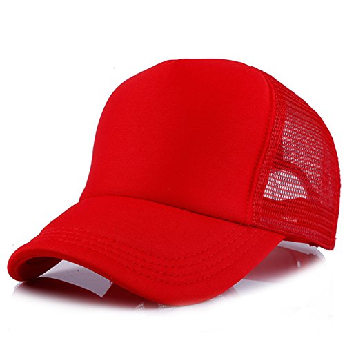 Children Toddler Infant Hat Peaked Baseball Beret Kids Cap Hats By MEXUD (Red)