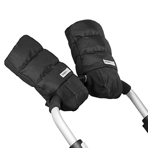 Unique Waterproof Hand Muff Gloves Attached on Baby Strollers - Extra Thick Winter Mitt with Heat Retention Lining - Anti-Freeze Quality – Unisex for Both Parents and Caregivers - One Size Fits All