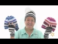 Dearfoams Women's Multi-Stripe Hat and Flip-Gloves Set - Walmart