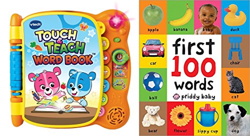 VTech Touch and Teach Word Book & First 100 Words Playset Toy for Kids