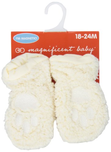 Magnificent Baby Unisex-Baby Infant Smart Mittens, Cream, 6-12 Months