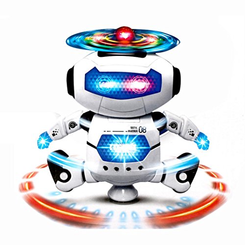 Elevin(TM)1PC Kid Baby New Electronic Walking Dancing Smart Space Robot Astronaut Kids Music Light Toys Gift