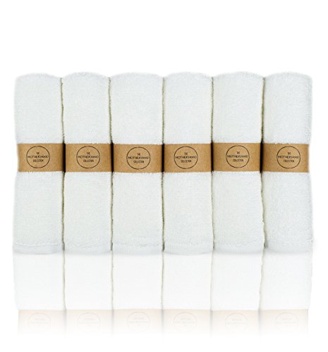 The Motherhood Collection 6 ULTRA SOFT Baby Bath Washcloths, 100% Natural Bamboo Towels, Dye Free, Perfect for Sensitive Baby Skin, 6 Pack 10