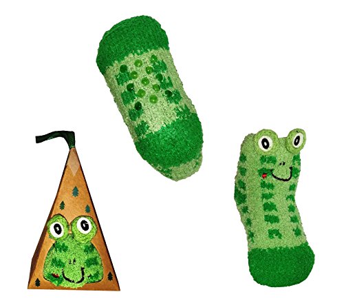 Baby Socks - Non Slip Skid, Fuzzy Warm Cozy - Gift for Girls Boys Kids with Box