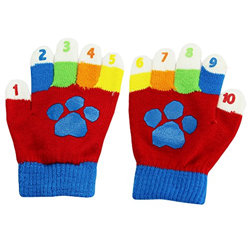 PAW Patrol by Nickleodeon Learning Colors Numbers and Math Toddler Winter Gloves