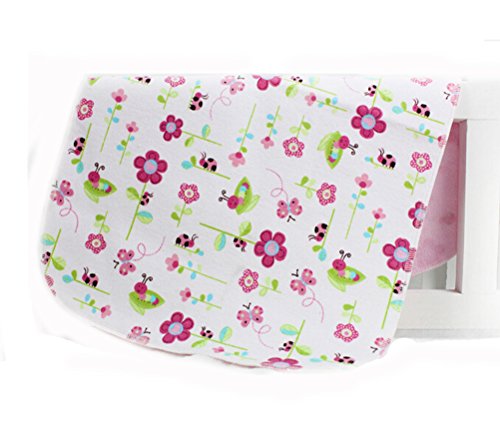 Fairy Baby Baby Changing Diaper Pad Portable Travel Home Waterproof Urine Mat Packing of 1(Color Flowers,Size:50CM70CM)
