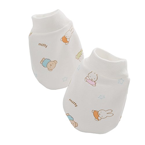 Miffy No Scratch Mitten Baby Boy and Girl 100% Certified Organic Cotton