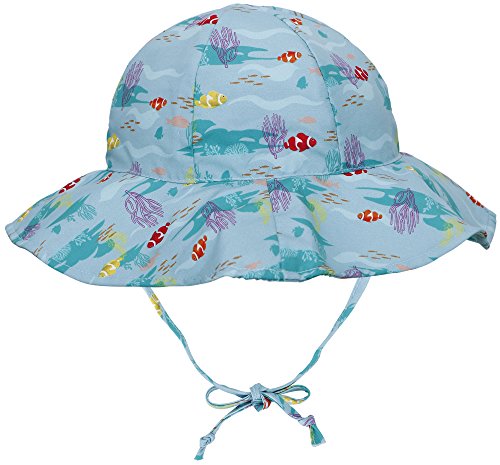 SimpliKids UPF 50+ UV Ray Sun Protection Wide Brim Baby Sun Hat,Fish,12-24 Months