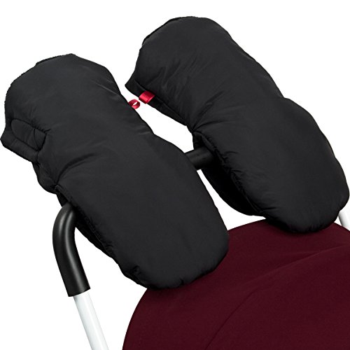 FENICAL 1 Pair Stroller muff Winter Waterproof Anti-Freeze warm fingerless gloves Warm Winter Baby Stroller Gloves 