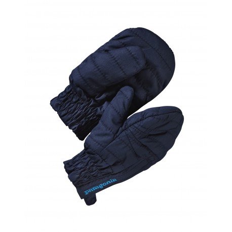 Patagonia Kids Baby Boy's Puff Mitts (Infant/Toddler) Navy Blue 3-6 Months