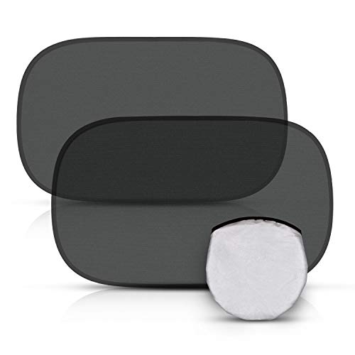 Sonnenschutz Auto - Sonnenschutz Auto Baby mit UV Schutz Selbsthaftende Auto Sonnenblende für Seitenfenster Sonnenschutz Auto Kinder (2 Stück)