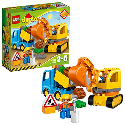 LEGO Duplo 10812 - Bagger und Lastwagen, Ideales Geschenk für 2 Jährige