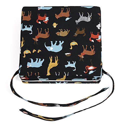 Fablcrew Kinderstuhl/Kindersitzkissen, Sitzerhöhung, tragbar Kissen, Sitzkissen abnehmbar weich und bequem Kindersitzkissen für Kinder Size 31.5×31.5×8cm (Stil 3)